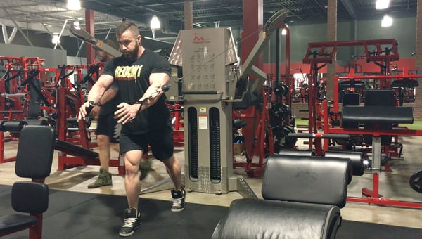 Deadlifts, Chest & Back