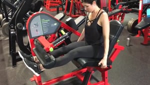 Female Quad Ham Calf Glute Workout