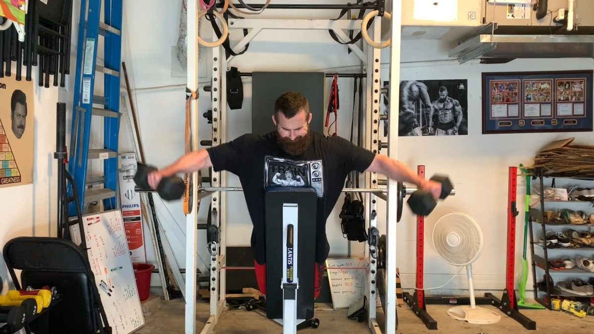 Home Gym Shoulders and Triceps