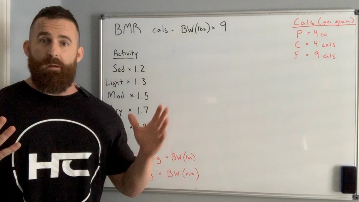2. Setting up/Adjusting your diet