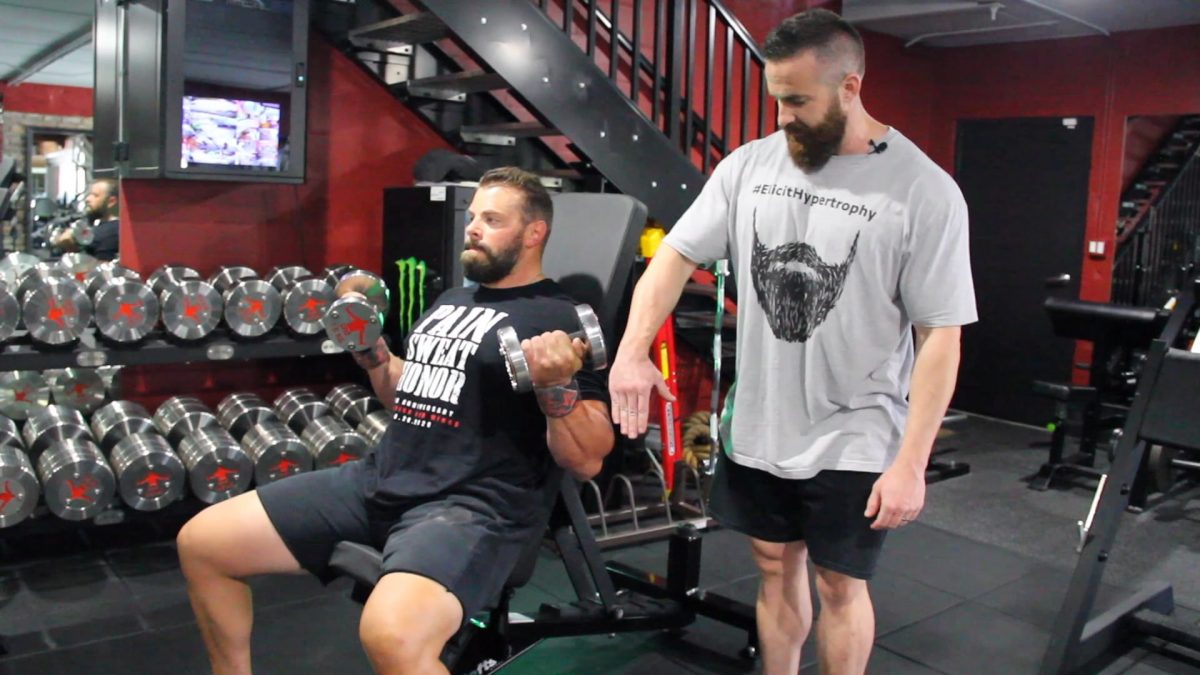 Incline DB curls
