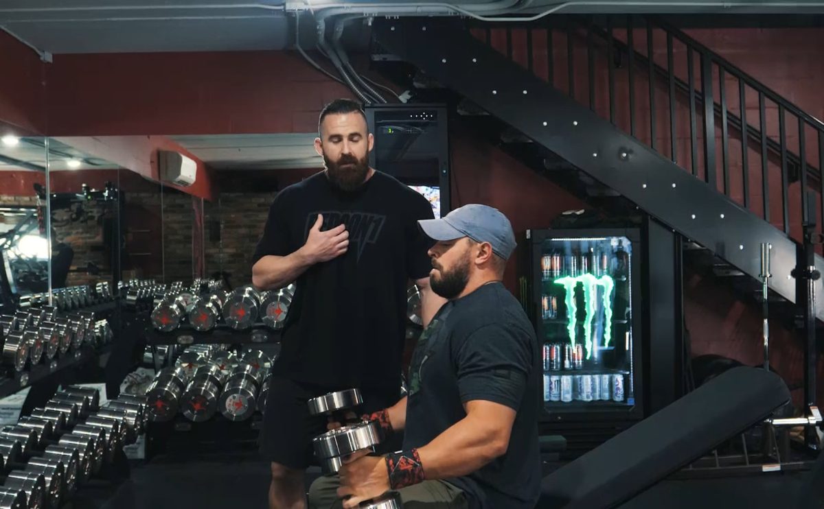 Incline DB press