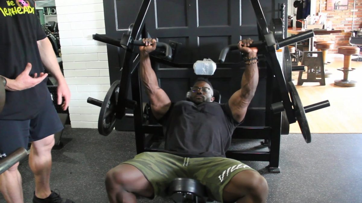 Machine incline press