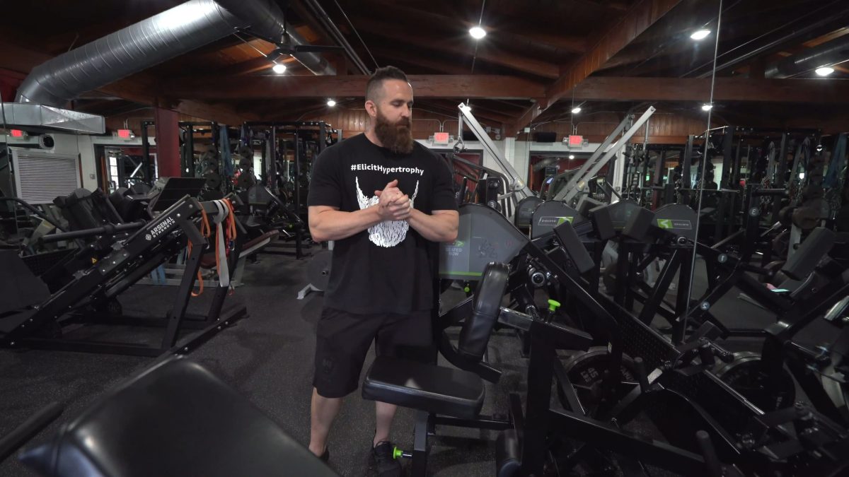 Chest supported machine row (upper back and lat)