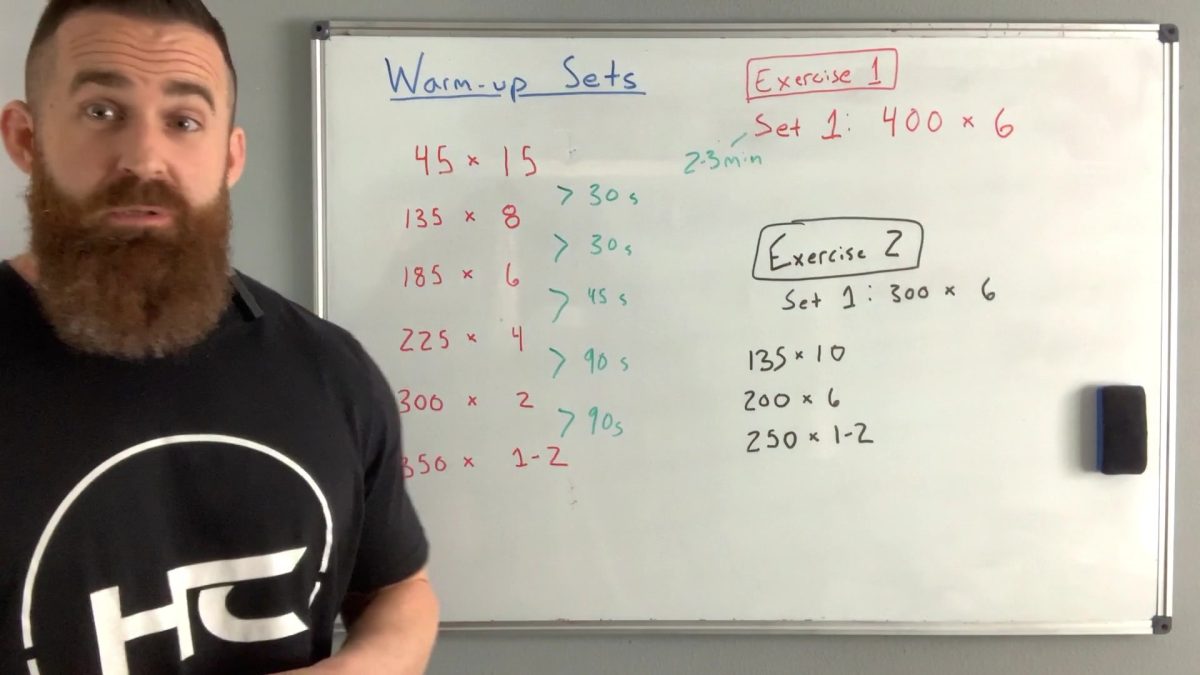 Warm up sets