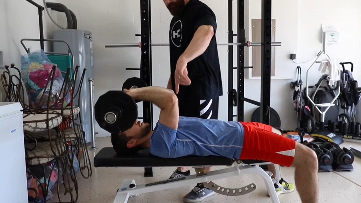 Lying Triceps Extensions