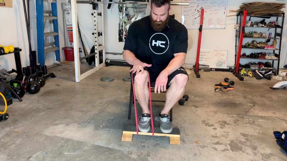 Seated calf raise