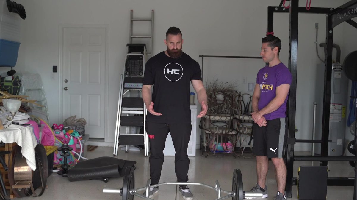 Trap bar deadlift
