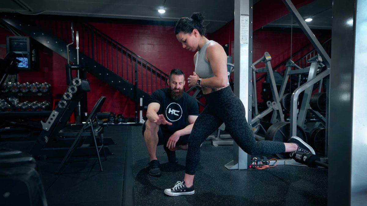 Rear foot elevated split squats